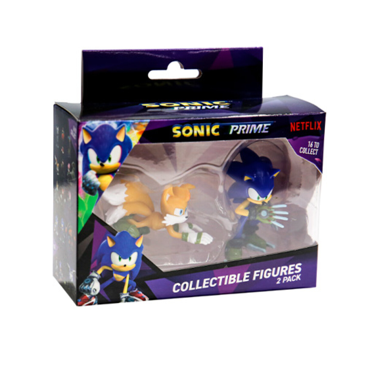 Pack X2 Figuras Serie Sonic SON2015 - TAILS-SONIC 