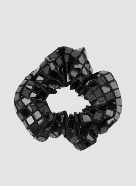 Scrunchie disco Negro