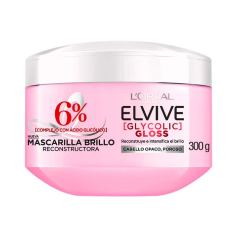 Crema De Tratamiento Elvive Glycolic Gloss 300 G Crema De Tratamiento Elvive Glycolic Gloss 300 G