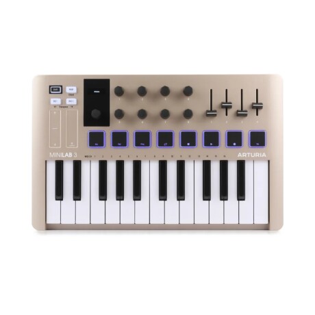 Controlador Midi Arturia Minilab 3 Champagne Controlador Midi Arturia Minilab 3 Champagne