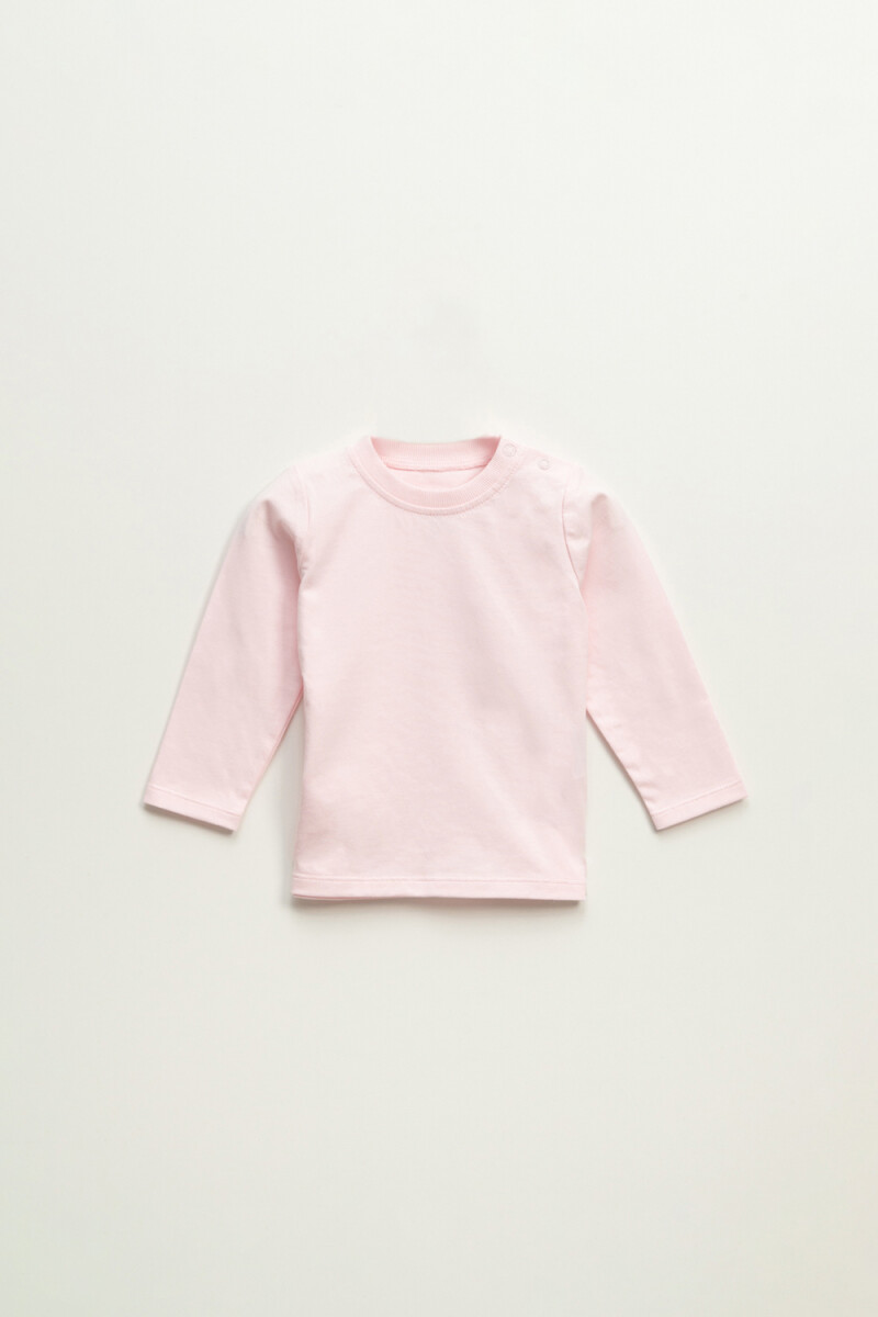Remera manga larga - Rosa 