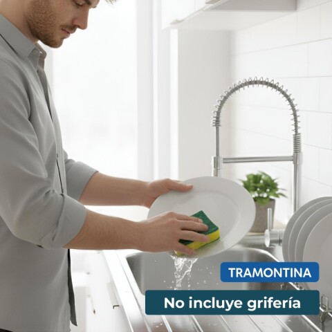 Bajo Mesada 120 cm 3 Puertas 2 Cajones Gloria MDP 15mm y Pileta Tramontina Izquierda Bajo Mesada 120 cm 3 Puertas 2 Cajones Gloria MDP 15mm y Pileta Tramontina Izquierda