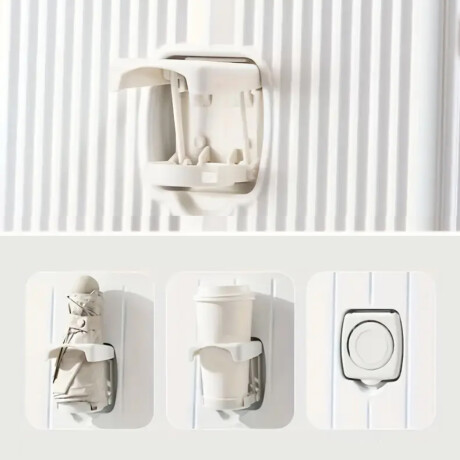 Valija Carry on rígida con bolsillo exterior Blanco