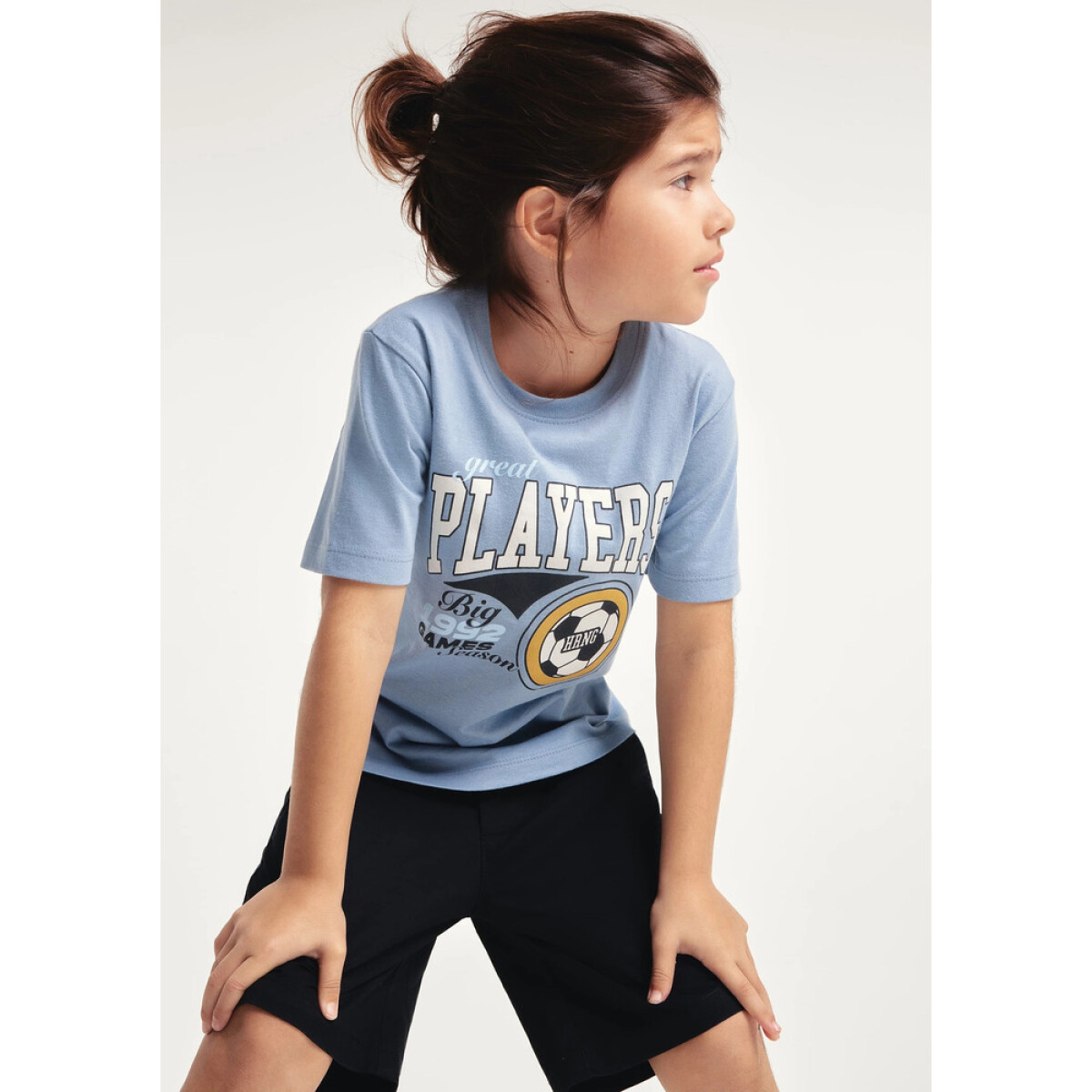 CAMISETA MM MASC - AZUL CLARO 