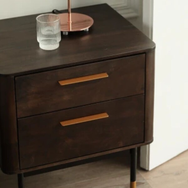 Mesa de luz WILSHERE Negro - UNICO