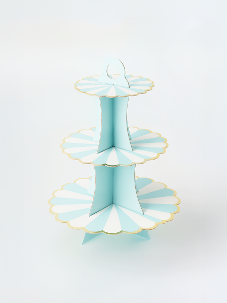 SOPORTE CUPCAKE ENCASTRABLE SKY CELESTE