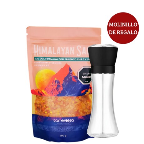 Sal de Himalayan 400g TorreVieja Con Pimiento Chile y Lima