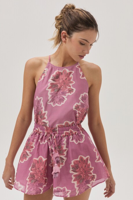 Short Lirio Rosa