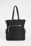 Mochila shopper bolsillos negro