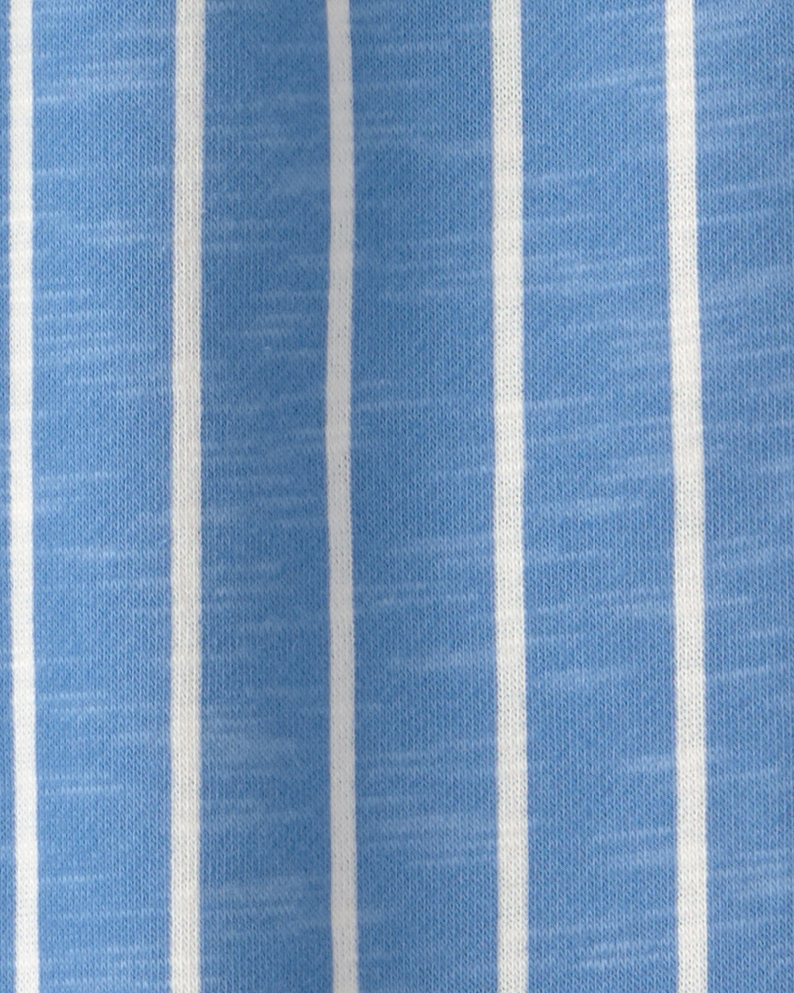 Pantalón de algodón, diseño a rayas azules y blancas Sin color