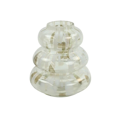 FLORERO VIDRIO TRANSPARENTE GITTY