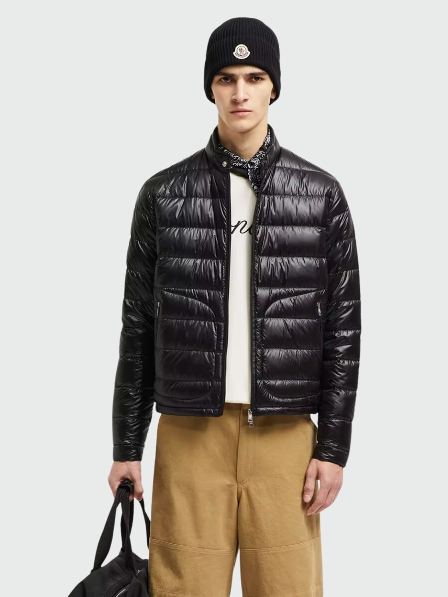 MONCLER - CAMPERA CORTA ACORUS DE PLUMAS 