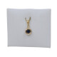Colgante en oro 18k amarillo y zafiro Colgante en oro 18k amarillo y zafiro