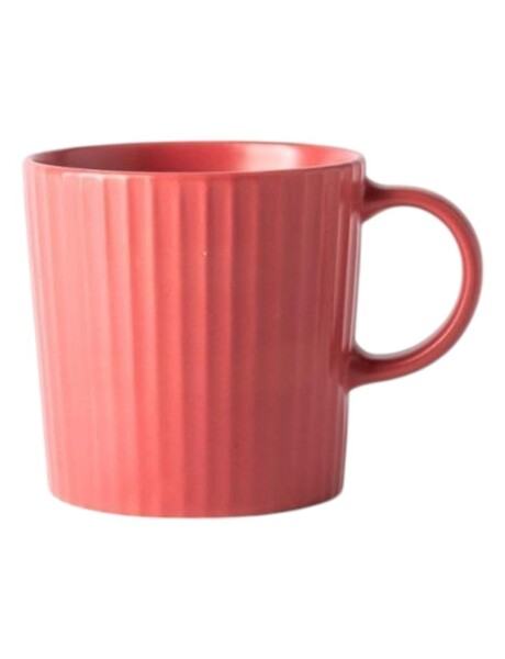MUG 350ML RAYAS CORAL MUG 350ML RAYAS CORAL