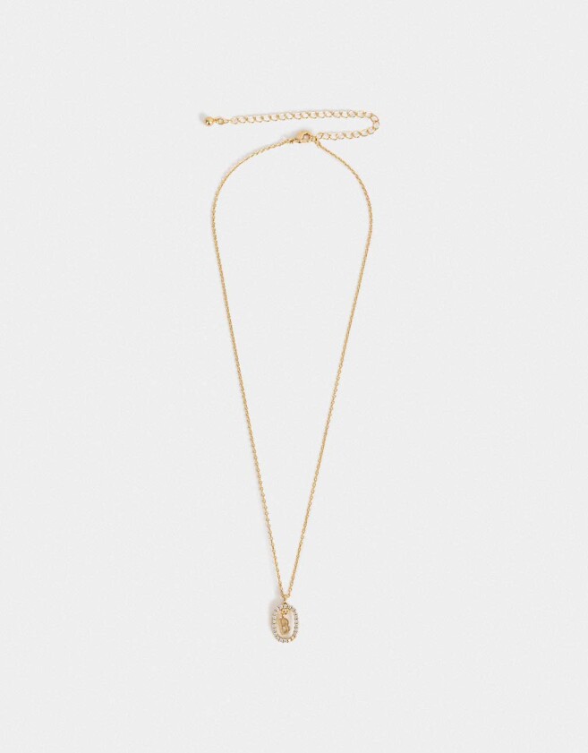 Cadena Corta con Dije Premium Gold Cortos - Dorado
