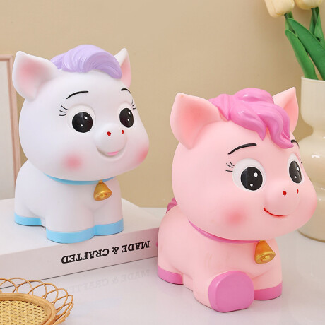 Alcancía Infantil Unicornio Rosa