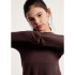 VESTIDO ML FEM MARROM ESCURO