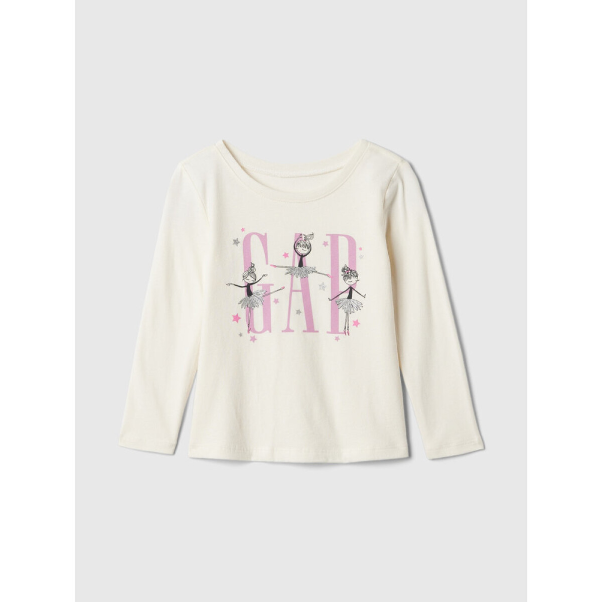 V-FRCH LS BF LOGO T - IVORY FROST 