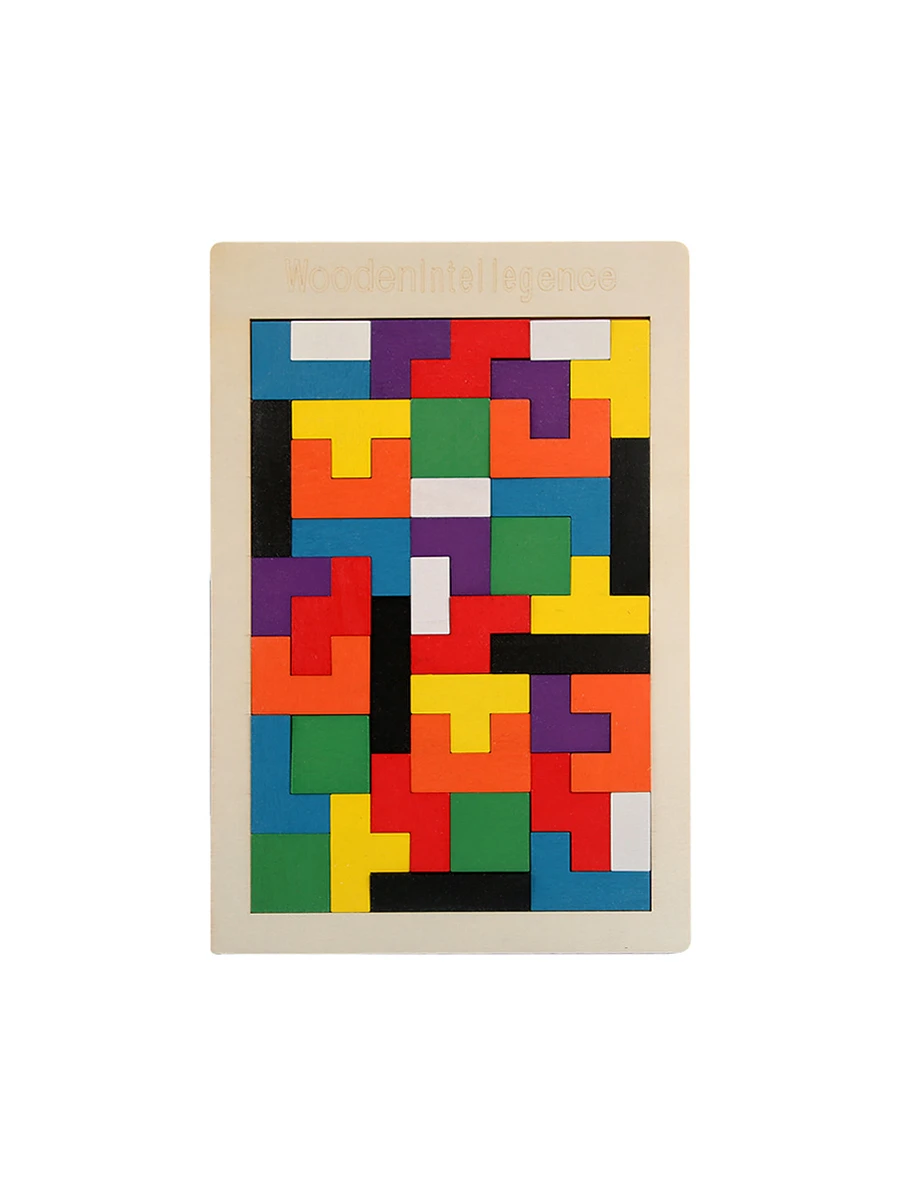 TETRIS DE MADERA - MULTICOLOR 