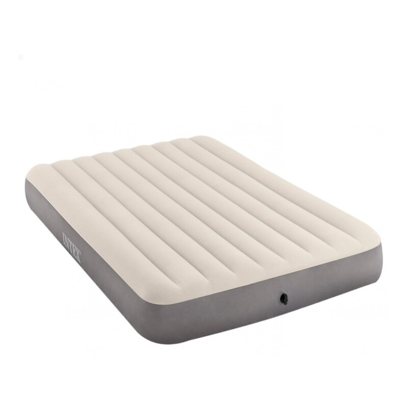 INTEX COLCHON DURA-BEAM SINGLE HIGH VALVULA 2EN1 2 PLAZAS QUEEN Intex Colchon Dura-beam Single High Valvula 2en1 2 Plazas Queen