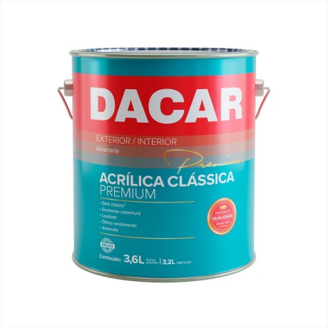 DACAR LATEX ACRILICO PREMIUM BASE D 3.6 LITROS Dacar Latex Acrilico Premium Base D 3.6 Litros