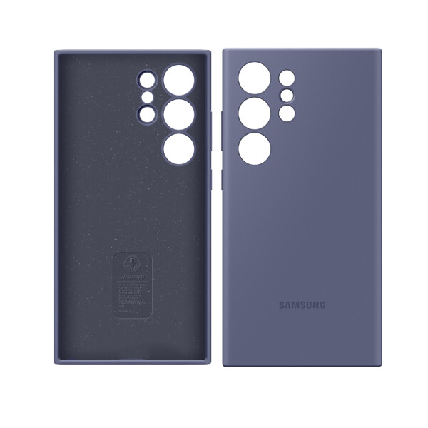 Protector Samsung Para S24 Ultra Silicon Cover SAMSUNG S24 ULTRA SILICONE COVER VIOLETA