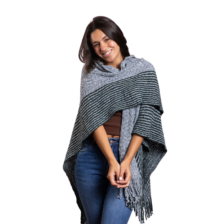 CHERRY RUANA GREY