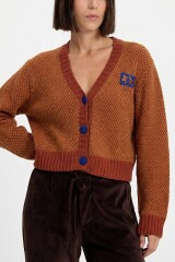 Cardigan Libre Terracota/Amarillo