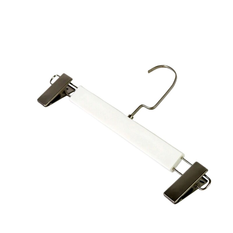 PERCHA BLANCO C/GANCHO 32X12.5CM 3PZAS Unica