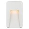 ARTEFACTO EXTERIOR DE PARED RECTANGULAR MOREIRA 3W Luminaria De Exterior De Pared Rectangular Moreira 3W Blanco