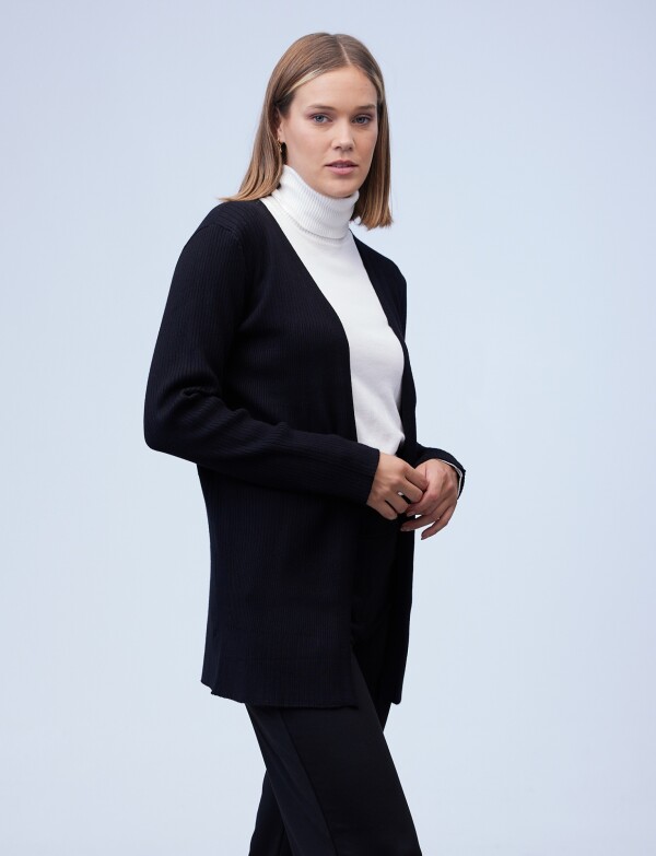 Cardigan Abierto NEGRO