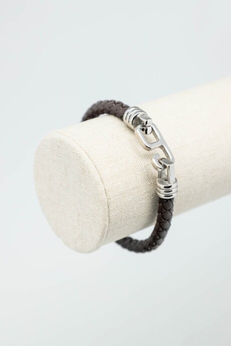 Pulsera cuero Marrón