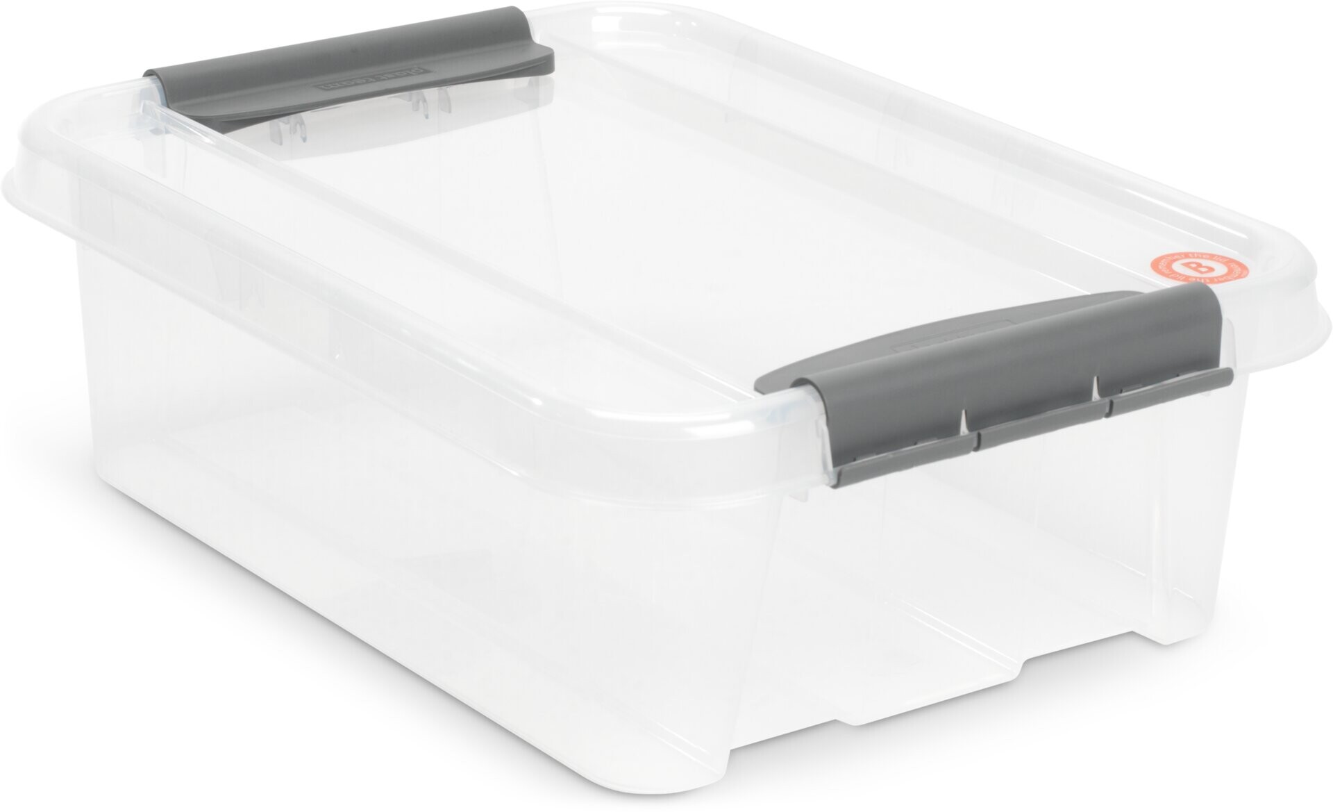Caja PROBOX 21L con tapa transparente - Transparente 