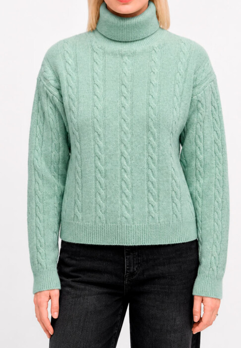 Polera trenza Verde