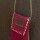 Cel Bag Gamuza Bordeaux