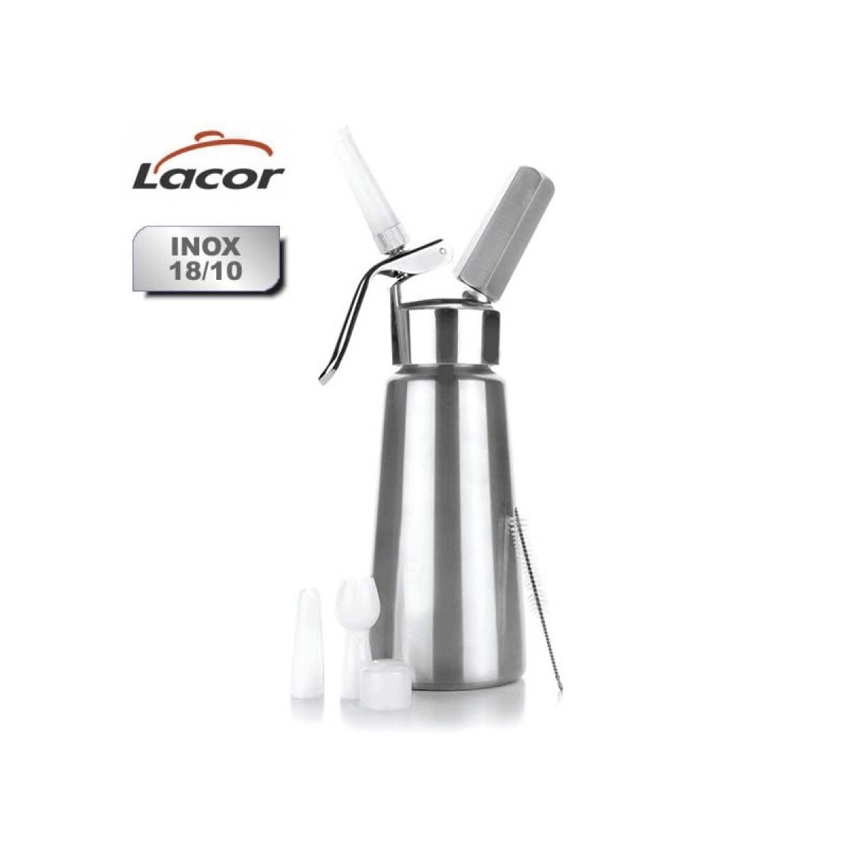 Cremera Lacor botella inox 