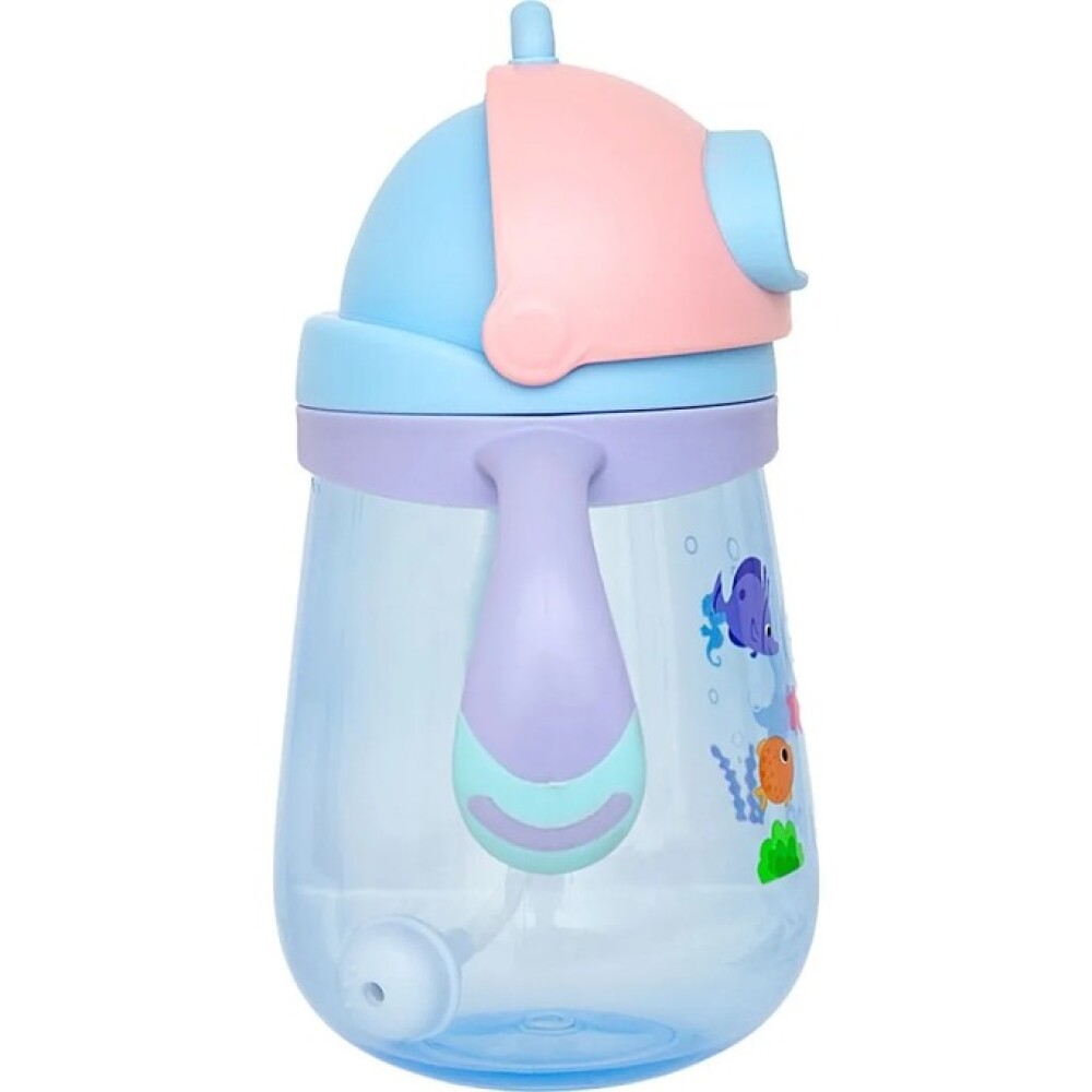 Vaso sorbito anti colicos BUBA fondo del mar rosado