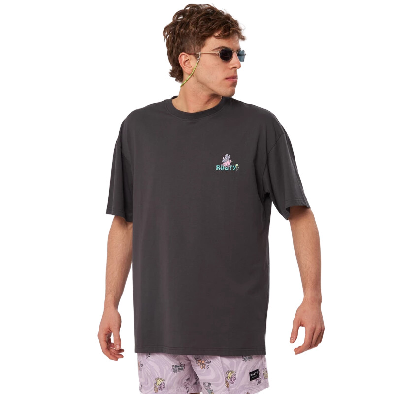 Remera Rusty Gael - Gris oscuro Remera Rusty Gael - Gris oscuro