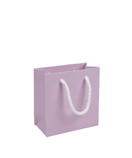 Bolsa cartulina 10x05x10 cm LILA