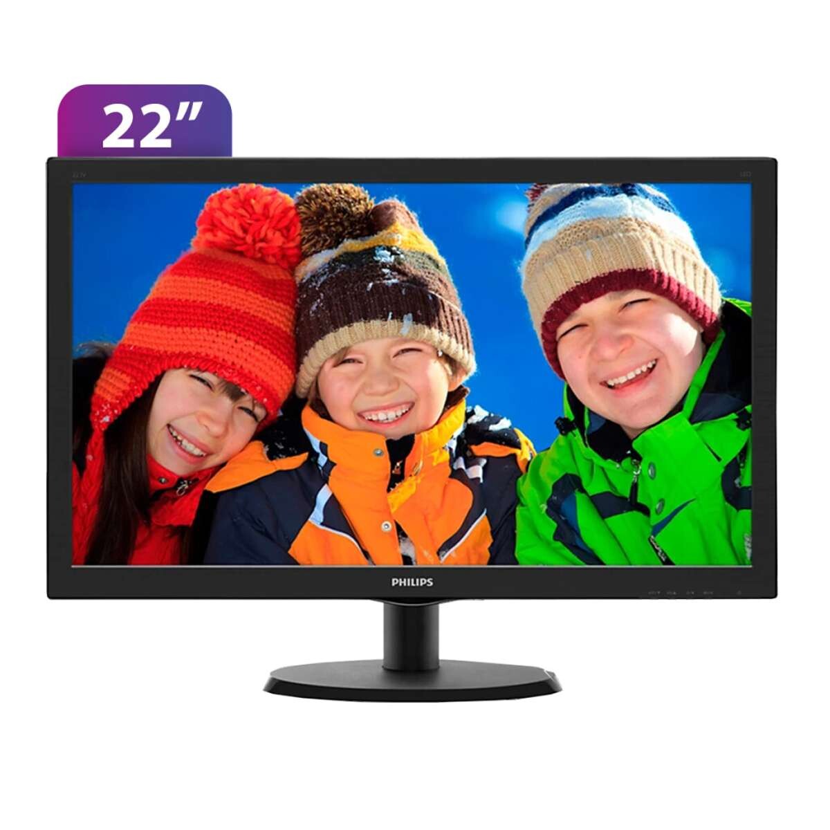Monitor Pc Philips - Led 22pulgadas 