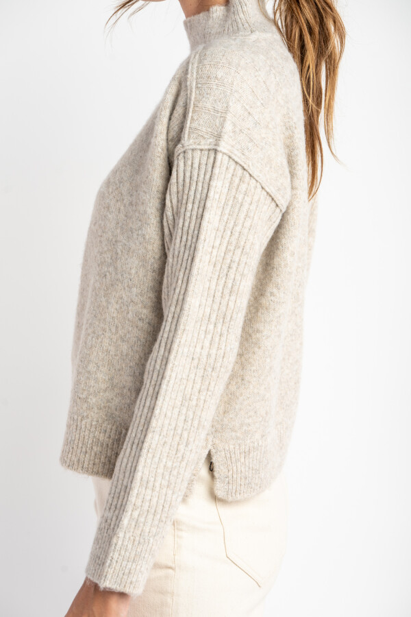 Polera Beige Melange