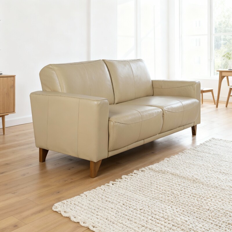 Sofá Luzzi 2 cuerpos Beige