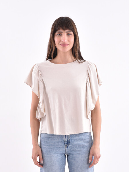 REMERA PEAR BEIGE