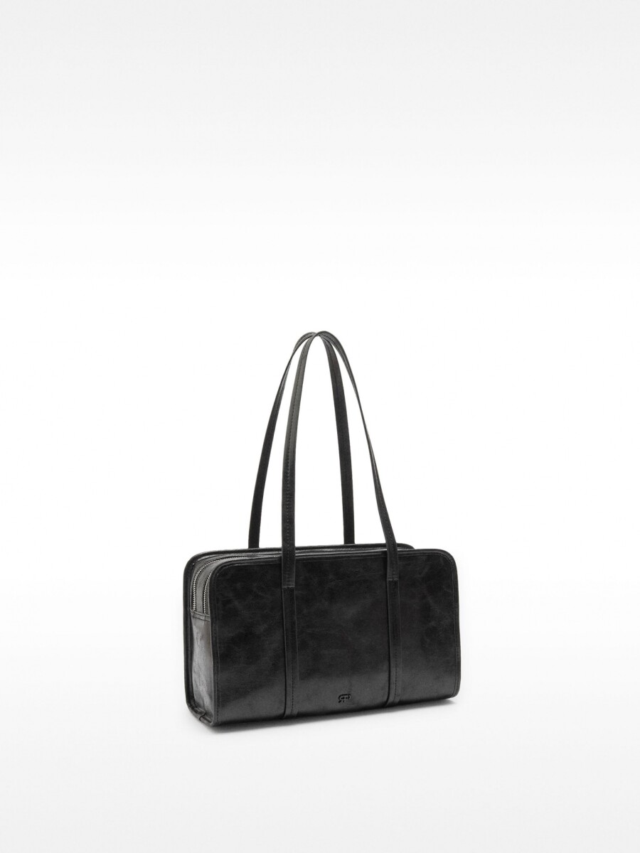Bolso De Hombro Bowling M negro