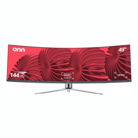 Monitor Gamer Curvo ONN 100133225 49' FHD 144Hz Retroiluminación LED RGB Programable Monitor Gamer Curvo ONN 100133225 49' FHD 144Hz Retroiluminación LED RGB Programable
