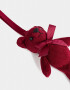 Llavero Peluche Llavero Y Charm Osito De Peluche - Rojo Burdeaux