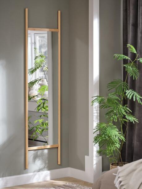 Espejo tocador NORRING 48x180 bambú Espejo tocador NORRING 48x180 bambú