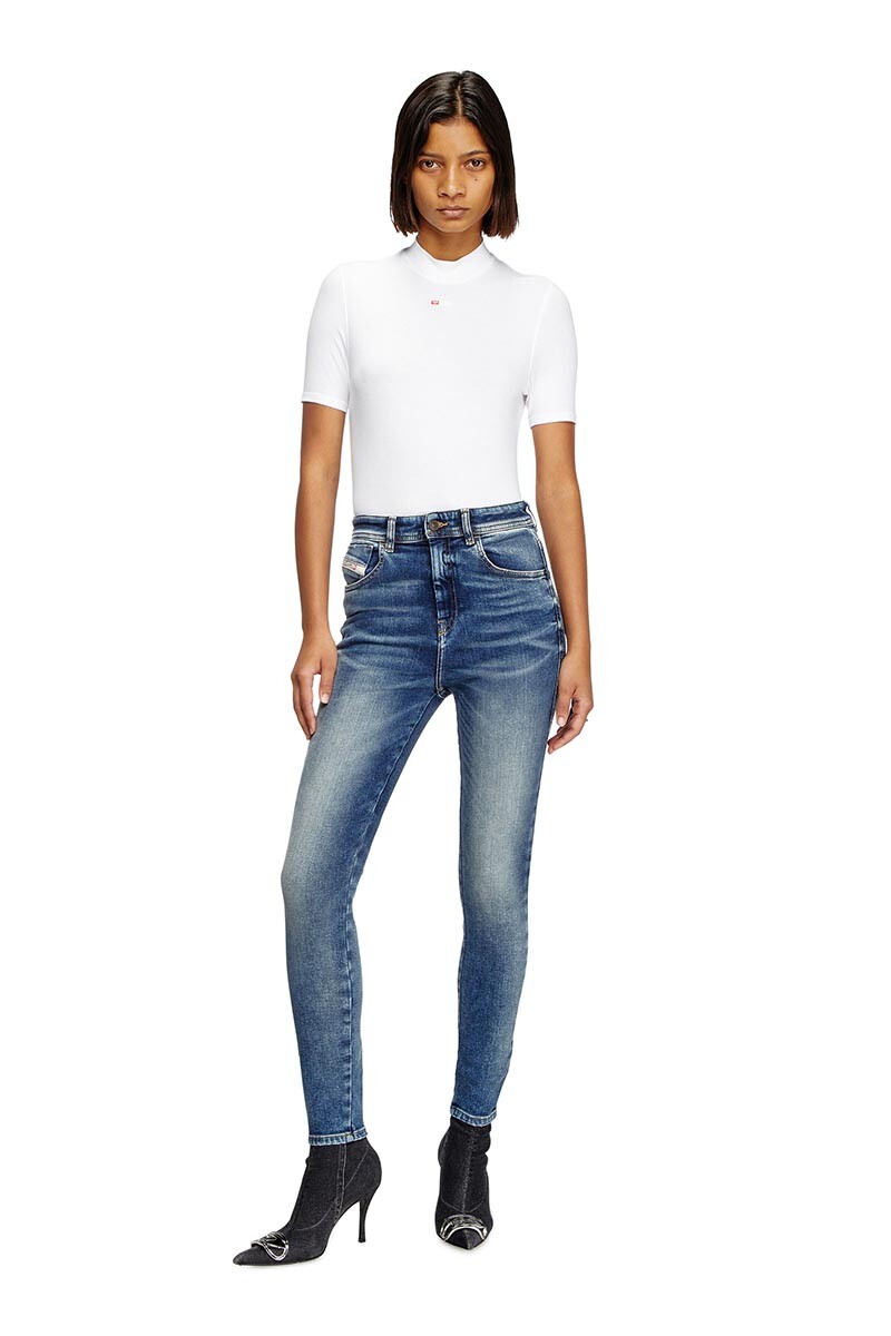 Jean Para Mujer 1984 Slandy-High Azul Marino