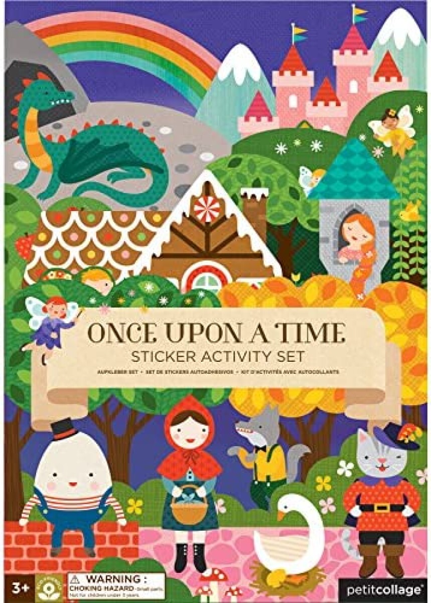 Juego de actividades con stickers - Había una vez 