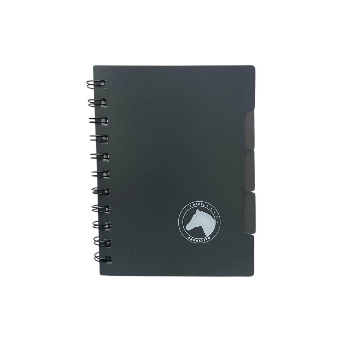 Cuaderno Caballito A6 - Gris Oscuro 